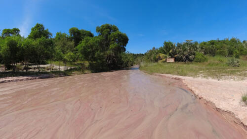 Entrée Cirque rouge côté plage