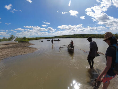 Traversée rivière Moira